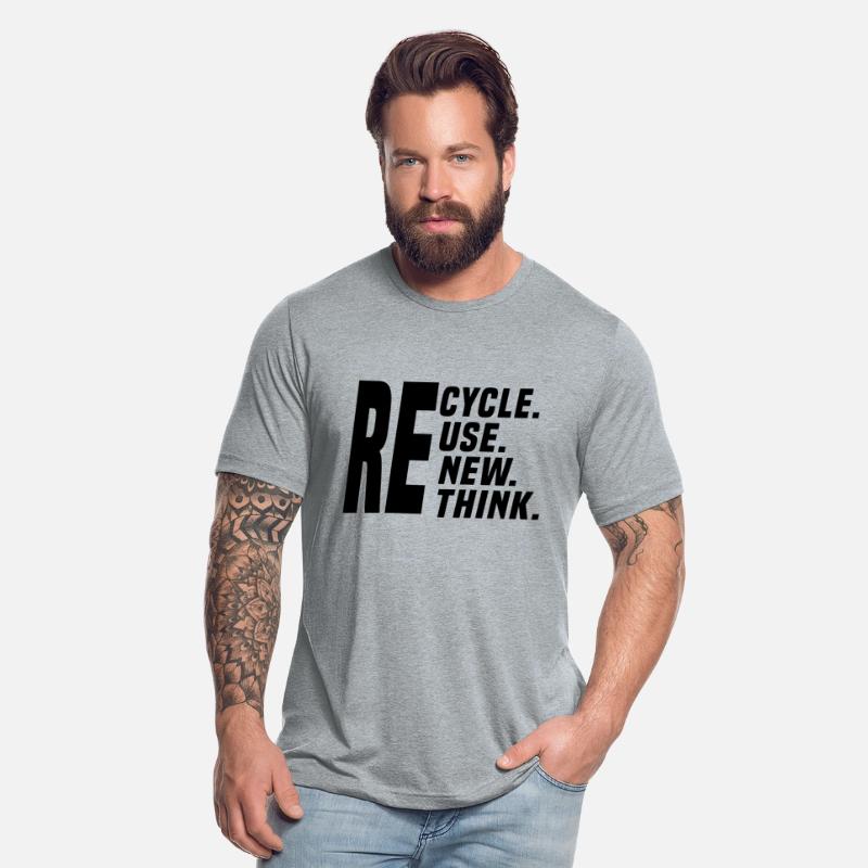 re cycle. use. new. think.