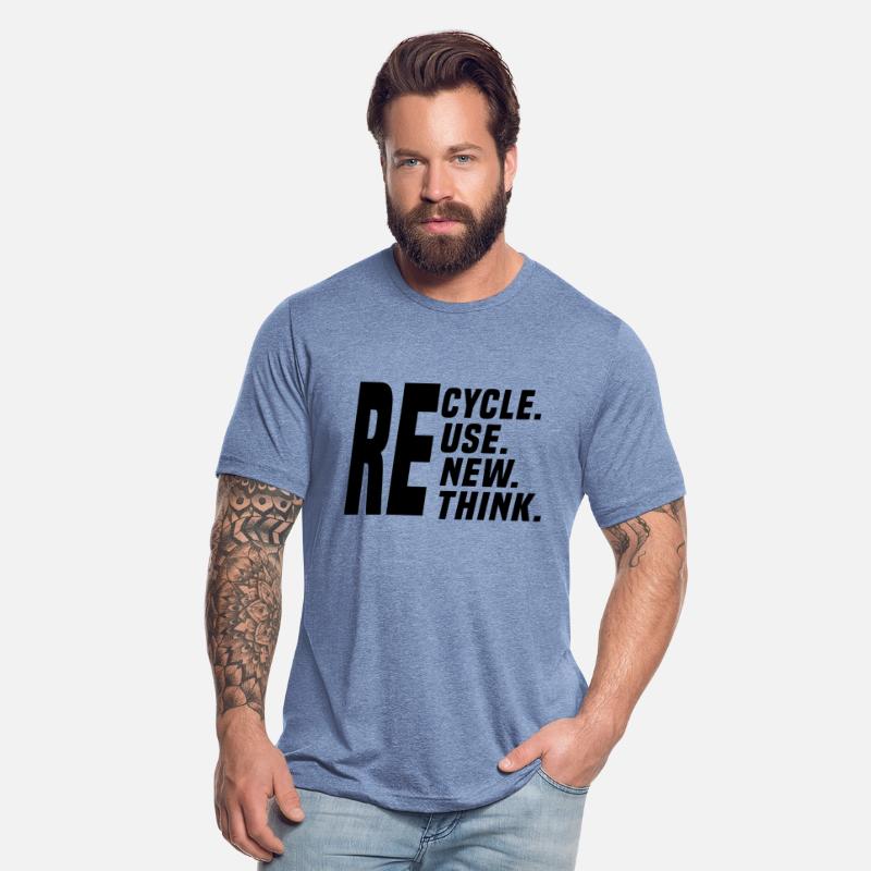 re cycle. use. new. think.