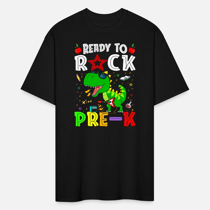 Ready to Rock Pre-k School Rock Guitar T Rex Kids