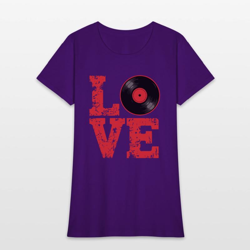 Record Love Lettering Vinyl Lover