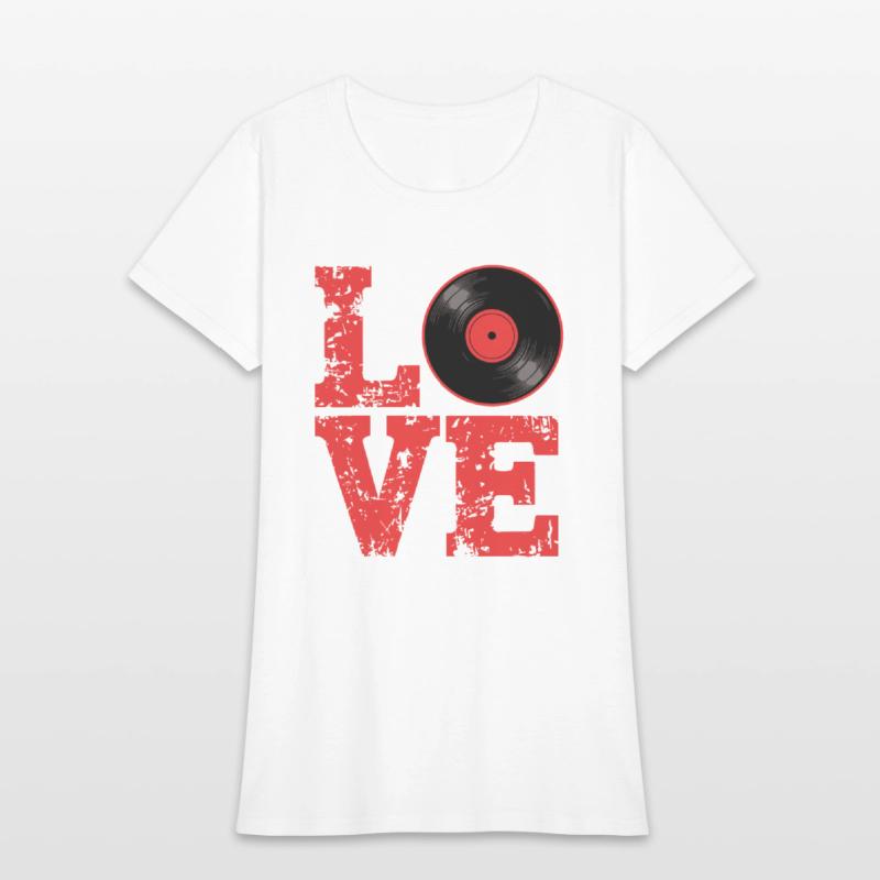 Record Love Lettering Vinyl Lover