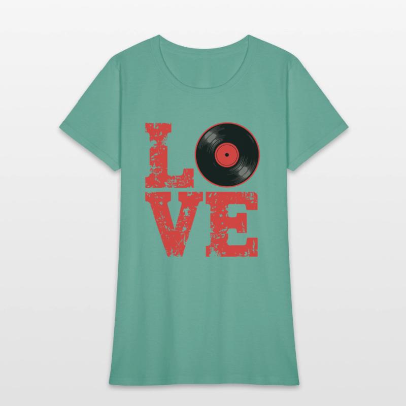 Record Love Lettering Vinyl Lover