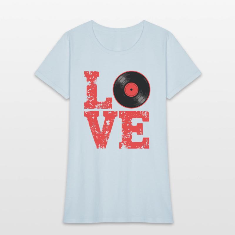 Record Love Lettering Vinyl Lover