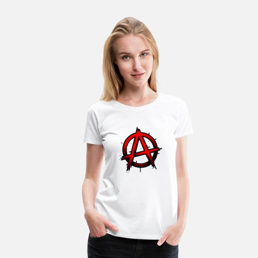 Red Anarchy Symbol - Rebel Freedom Statement