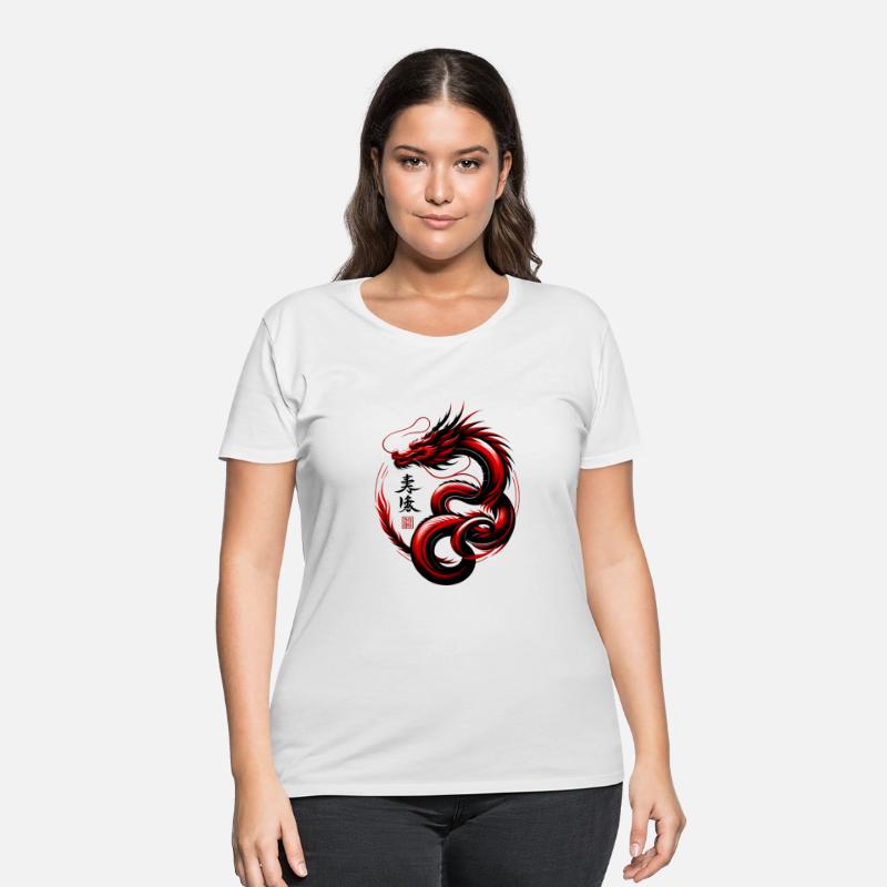 Red Color Dragon: Chinese lunar New Year Elegance