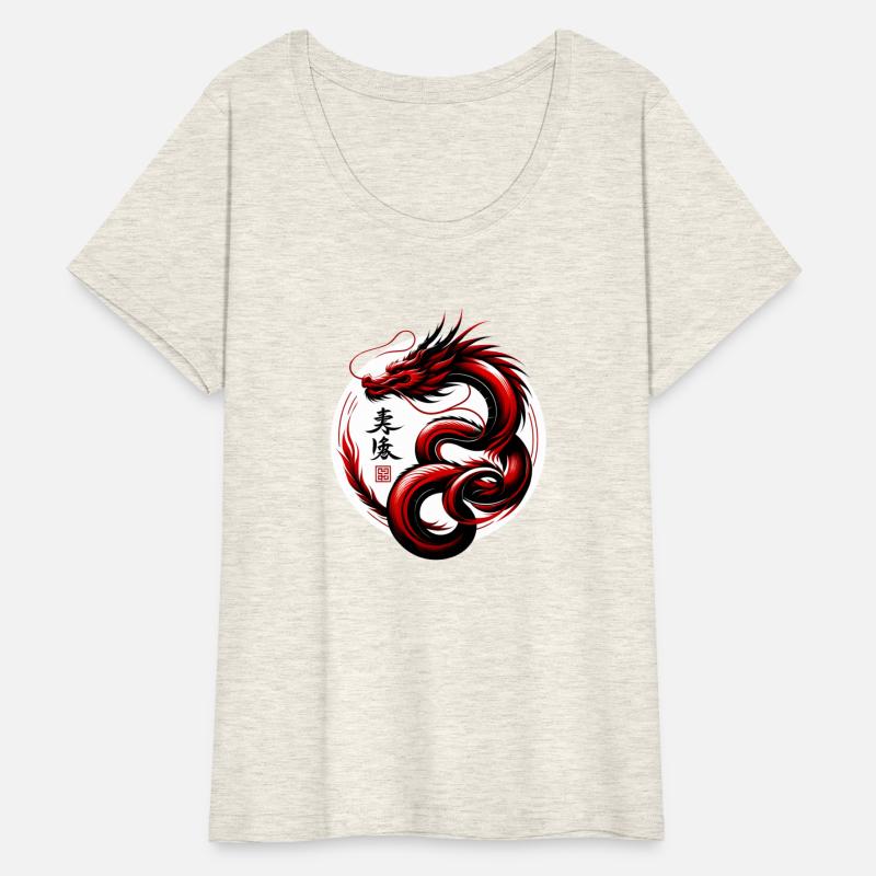 Red Color Dragon: Chinese lunar New Year Elegance