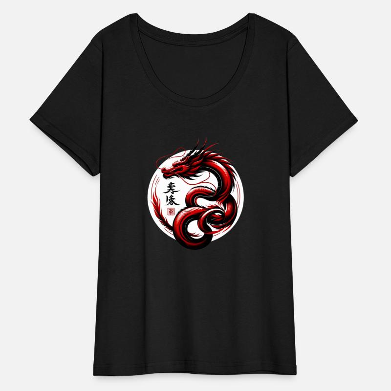 Red Color Dragon: Chinese lunar New Year Elegance