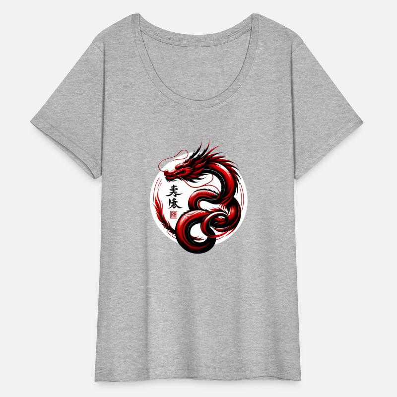 Red Color Dragon: Chinese lunar New Year Elegance