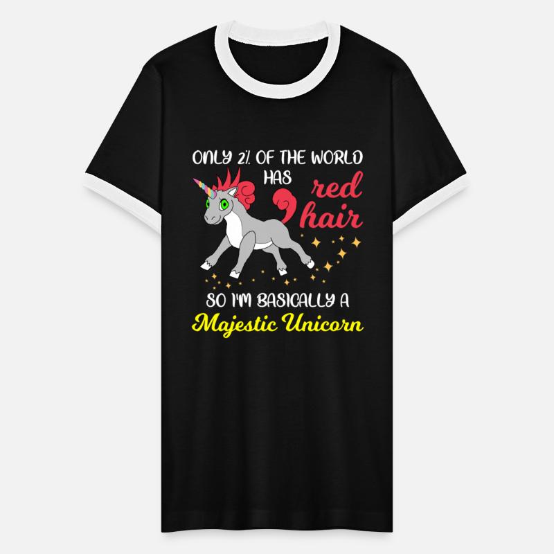 Red Hair Majestic Unicorn Redhead Ginger Gift