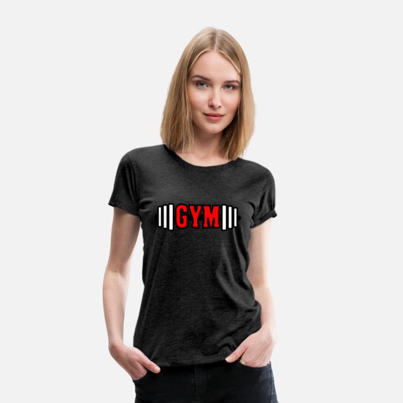 Red text 'GYM' gym emblem