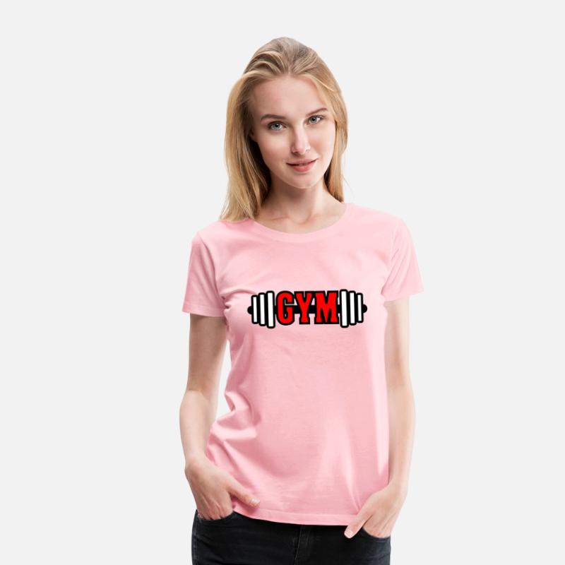 Red text 'GYM' gym emblem