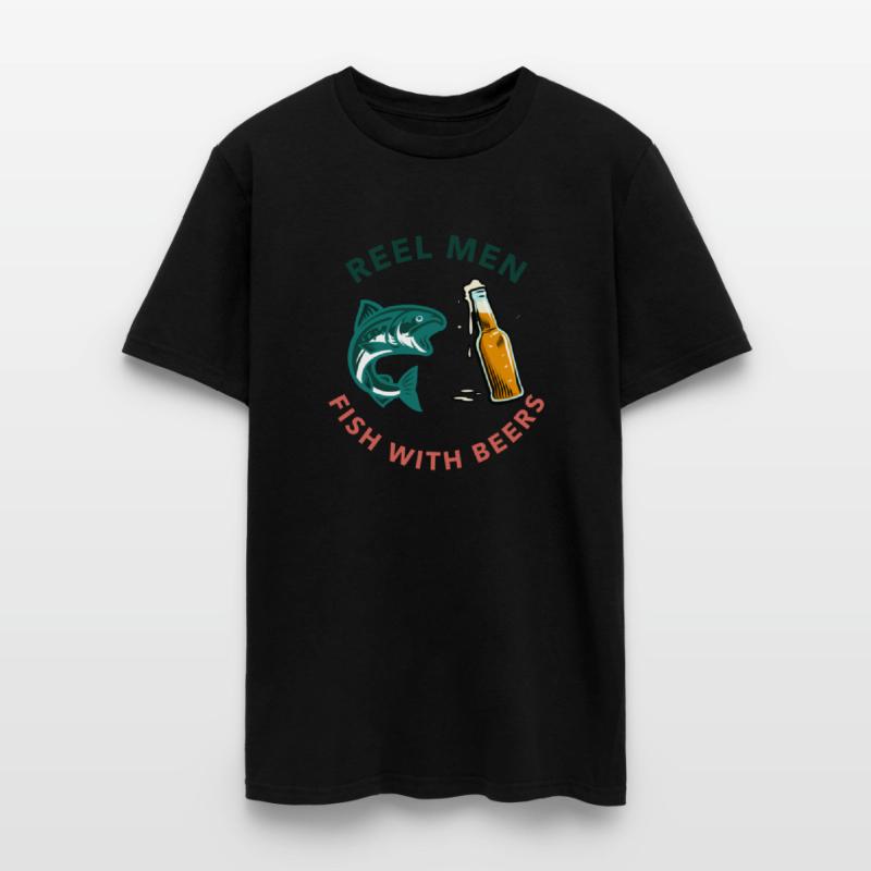 Reel Man Fish With Beer