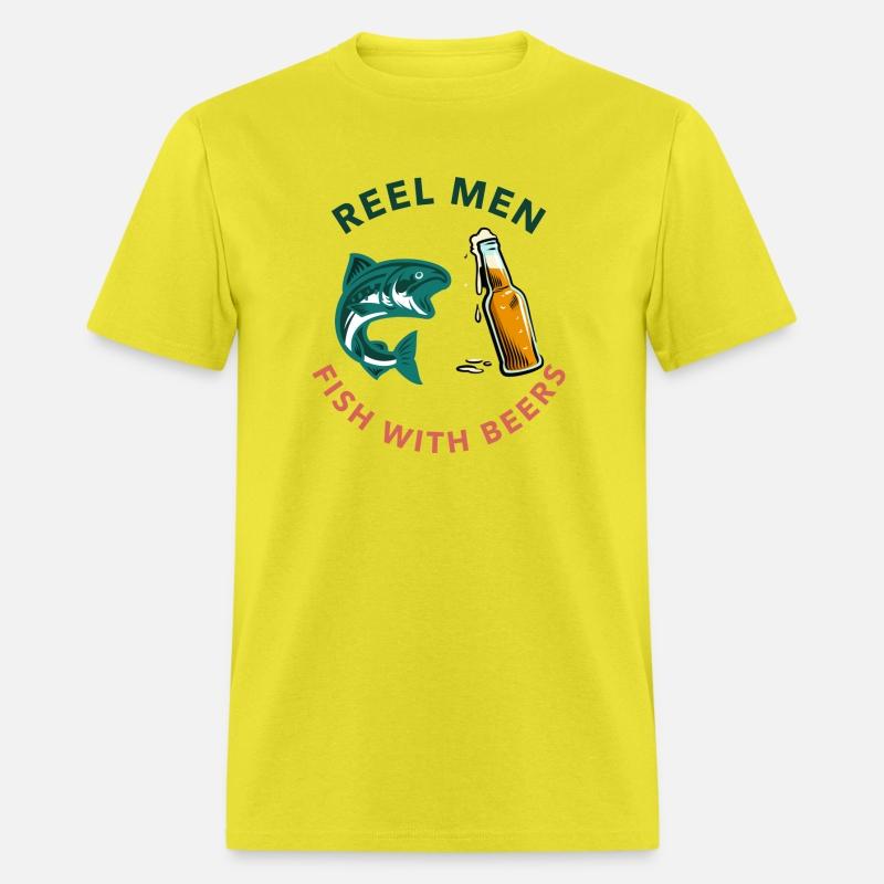 Reel Man Fish With Beer