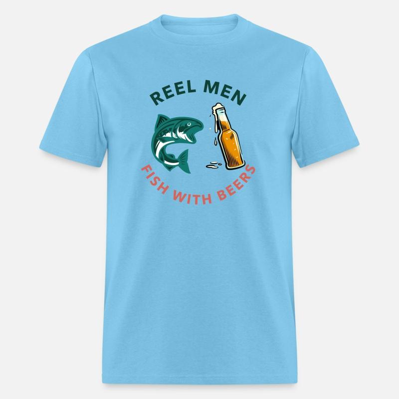 Reel Man Fish With Beer