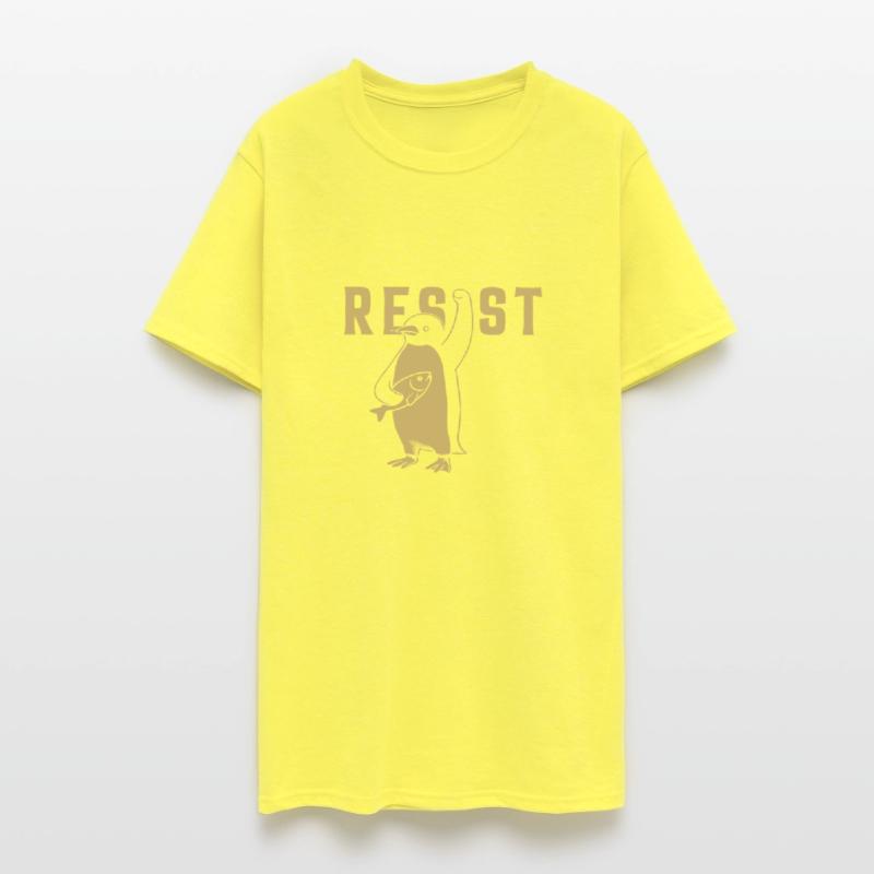 Resist Penguin Activism Graphic Design