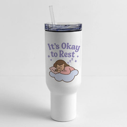 Resting Girl on Cloud Illustration