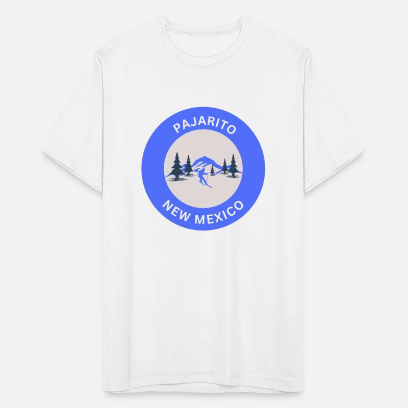 Retro Cool Skiing in Pajarito New Mexico Souvenir