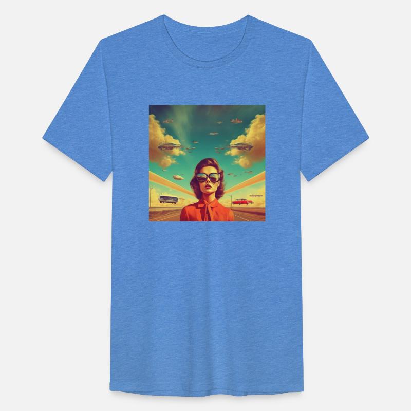 Retro Highway - Stylish woman, big sunglasses