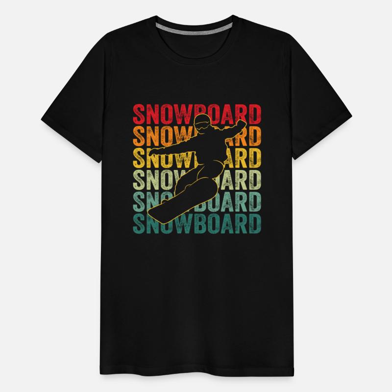Retro Vintage Snowboarding Gift For Snowboarders