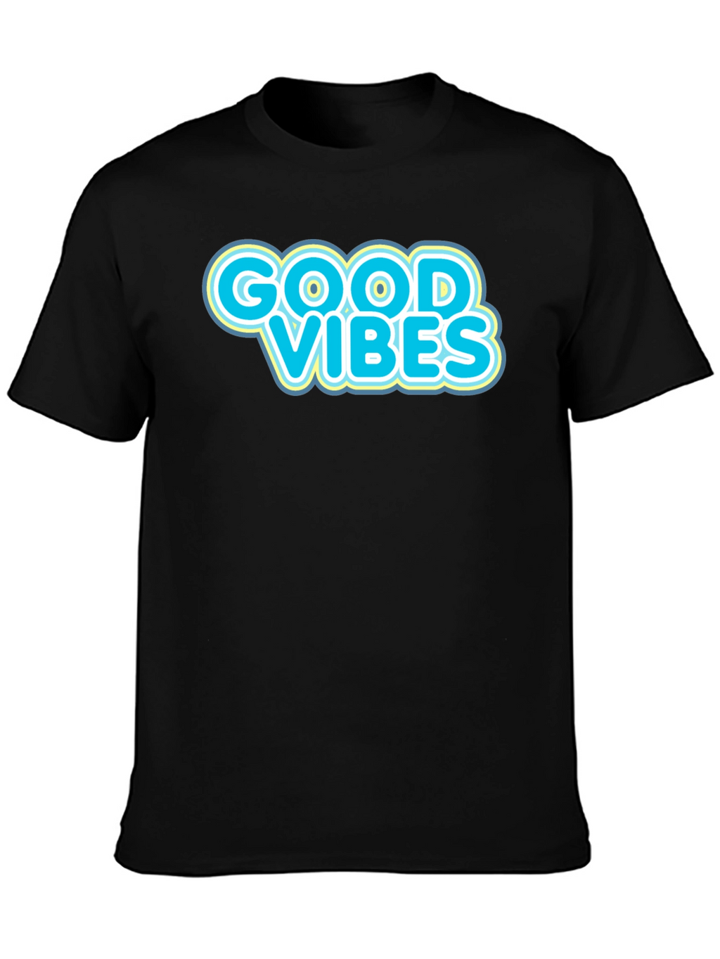 Good Vibes Graphic Tee - Black
