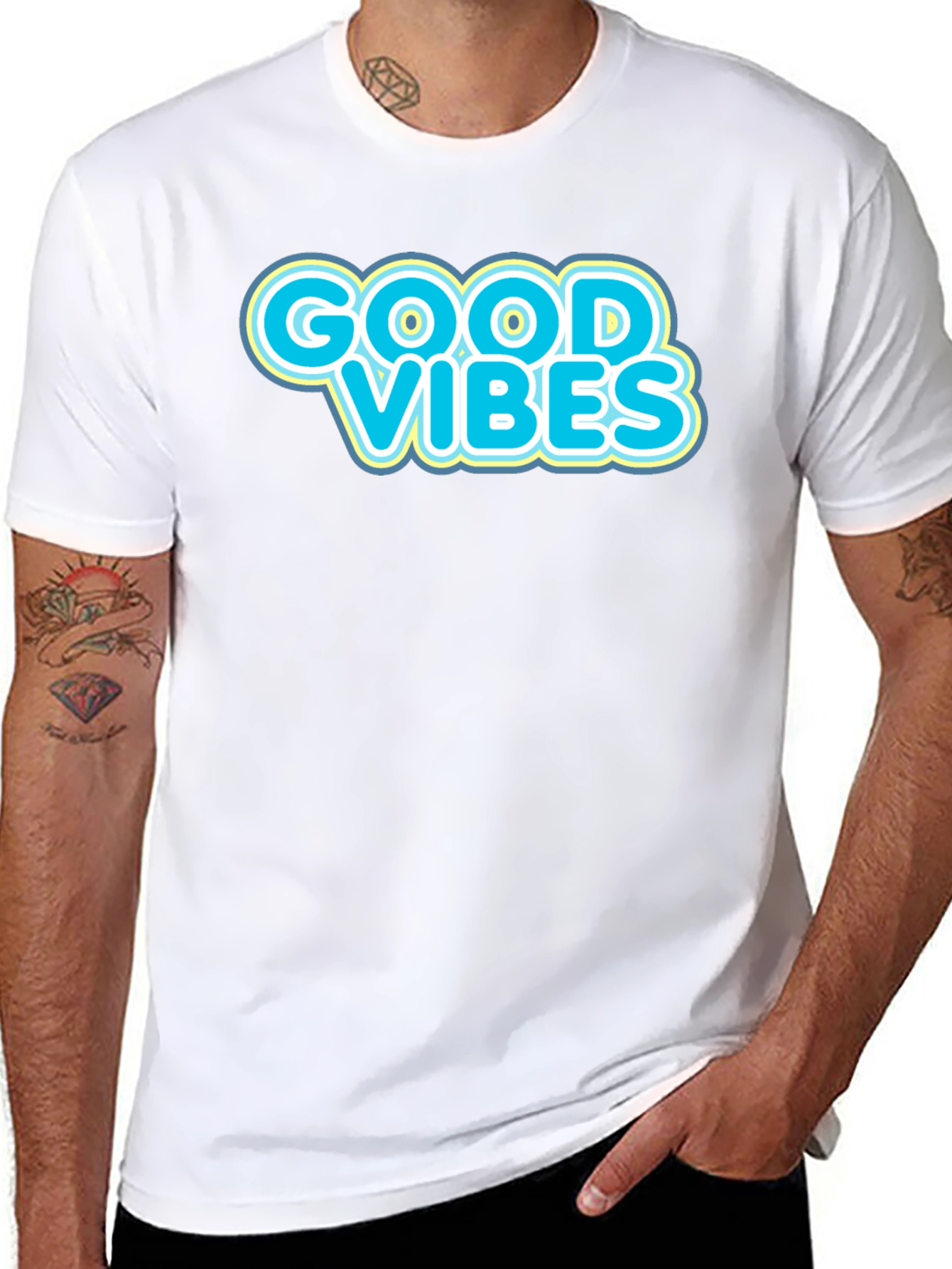Good Vibes Graphic Tee - Black