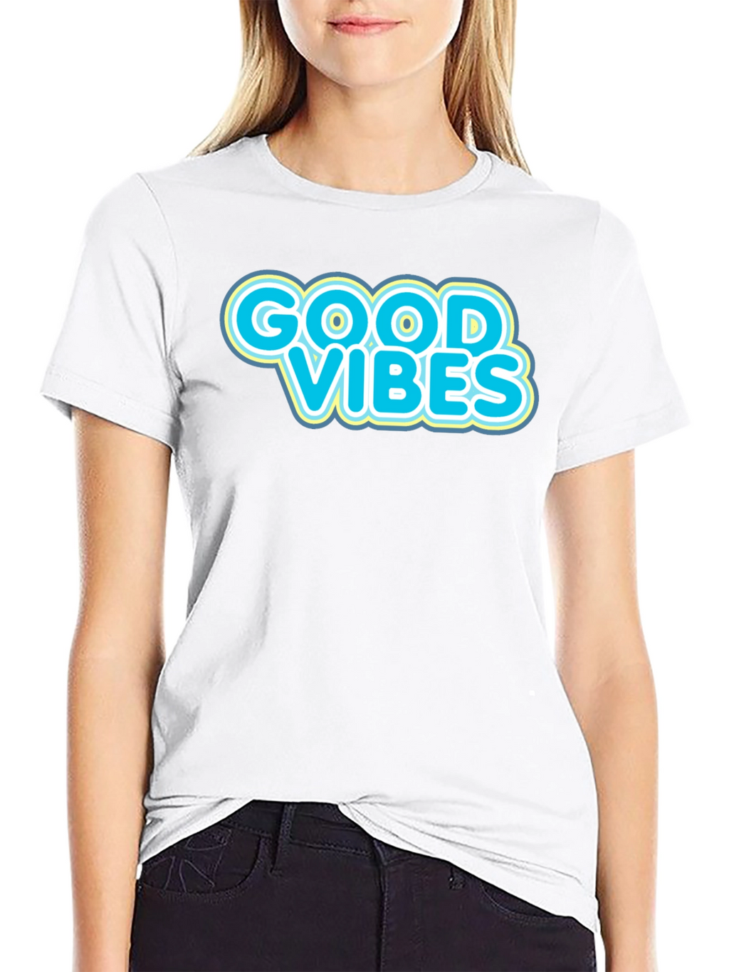 Good Vibes Graphic Tee - Black