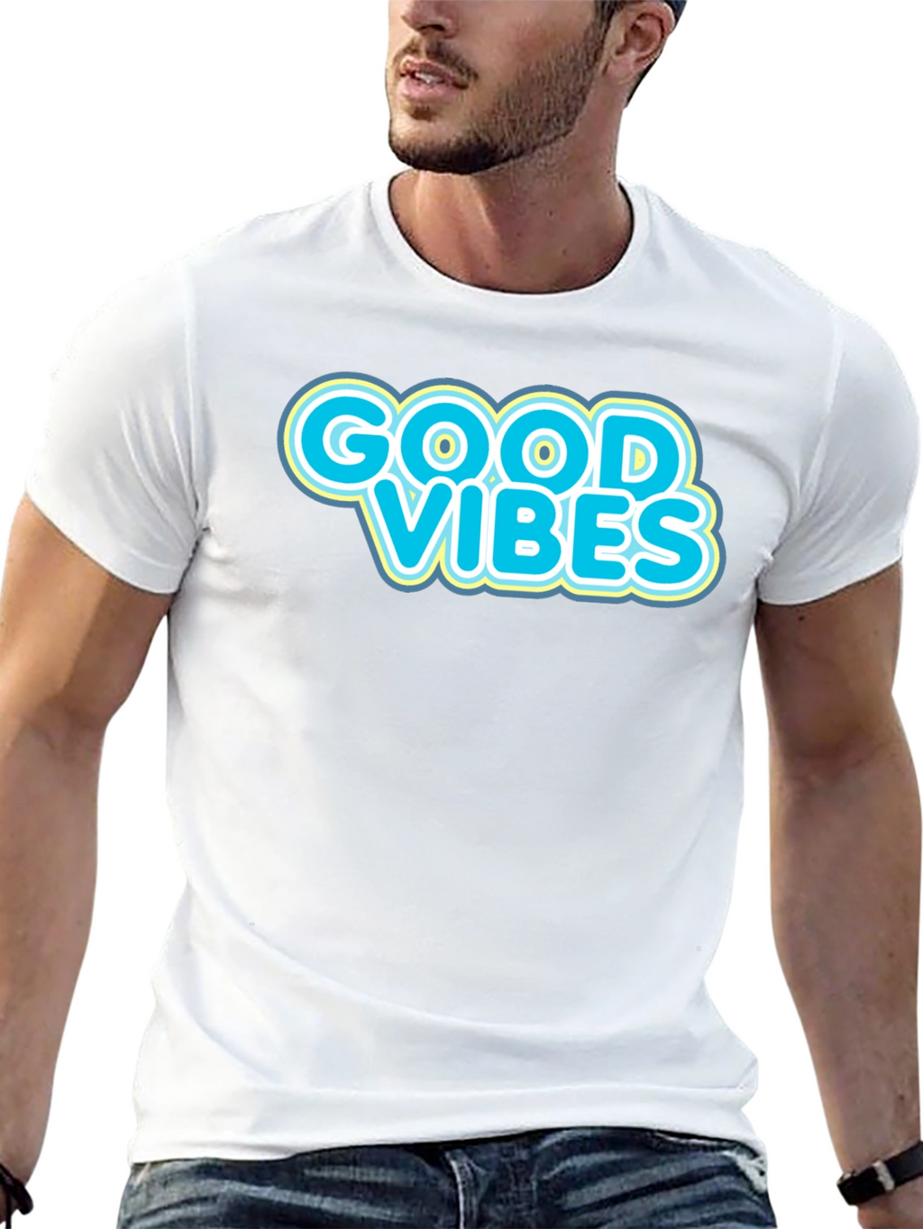 Good Vibes Graphic Tee - Black