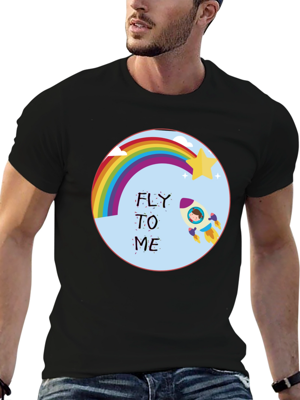 Fly To Me Rainbow T-Shirt
