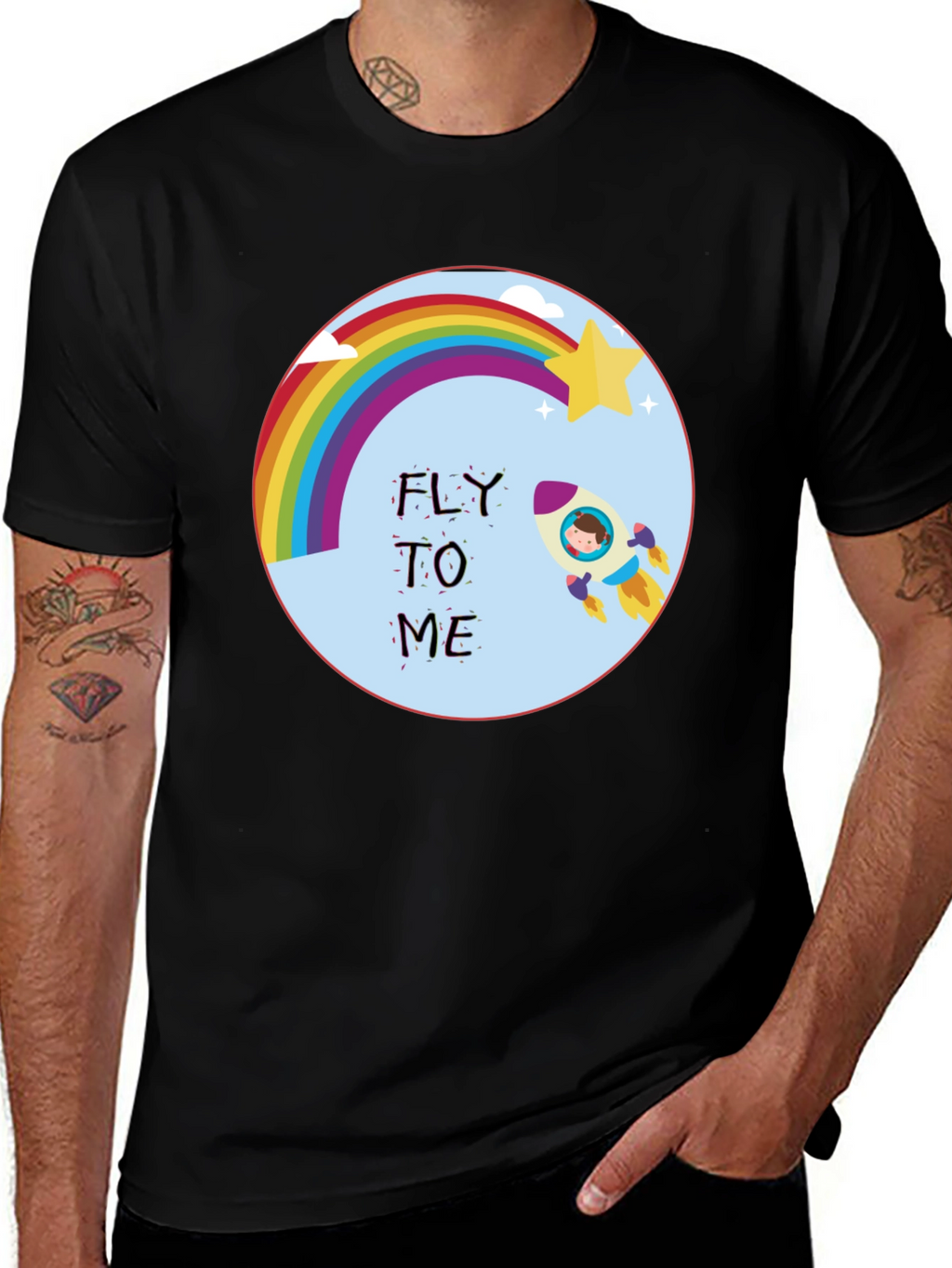 Fly To Me Rainbow T-Shirt