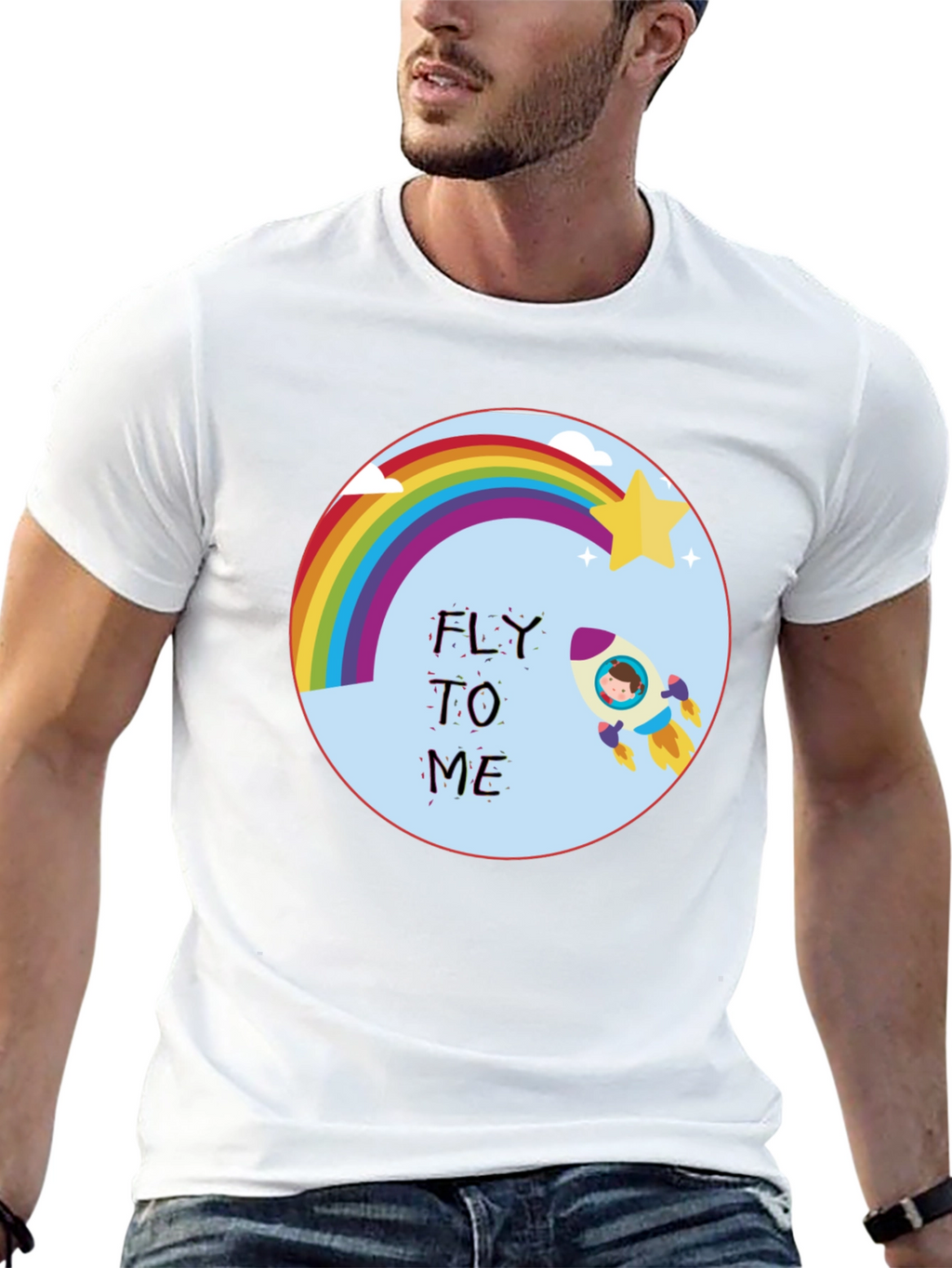 Fly To Me Rainbow T-Shirt