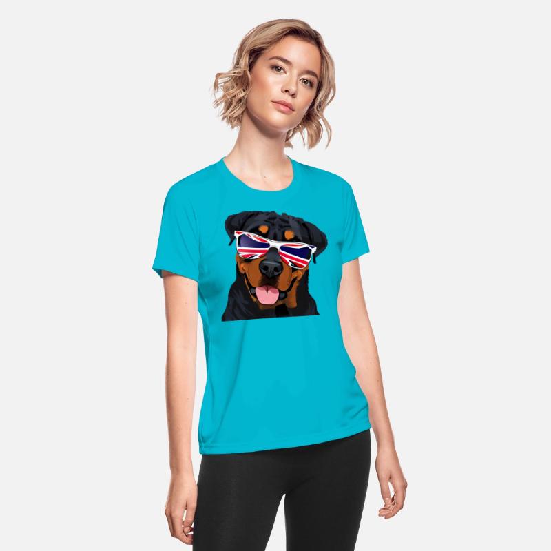 Rottweiler Union Jack Colors