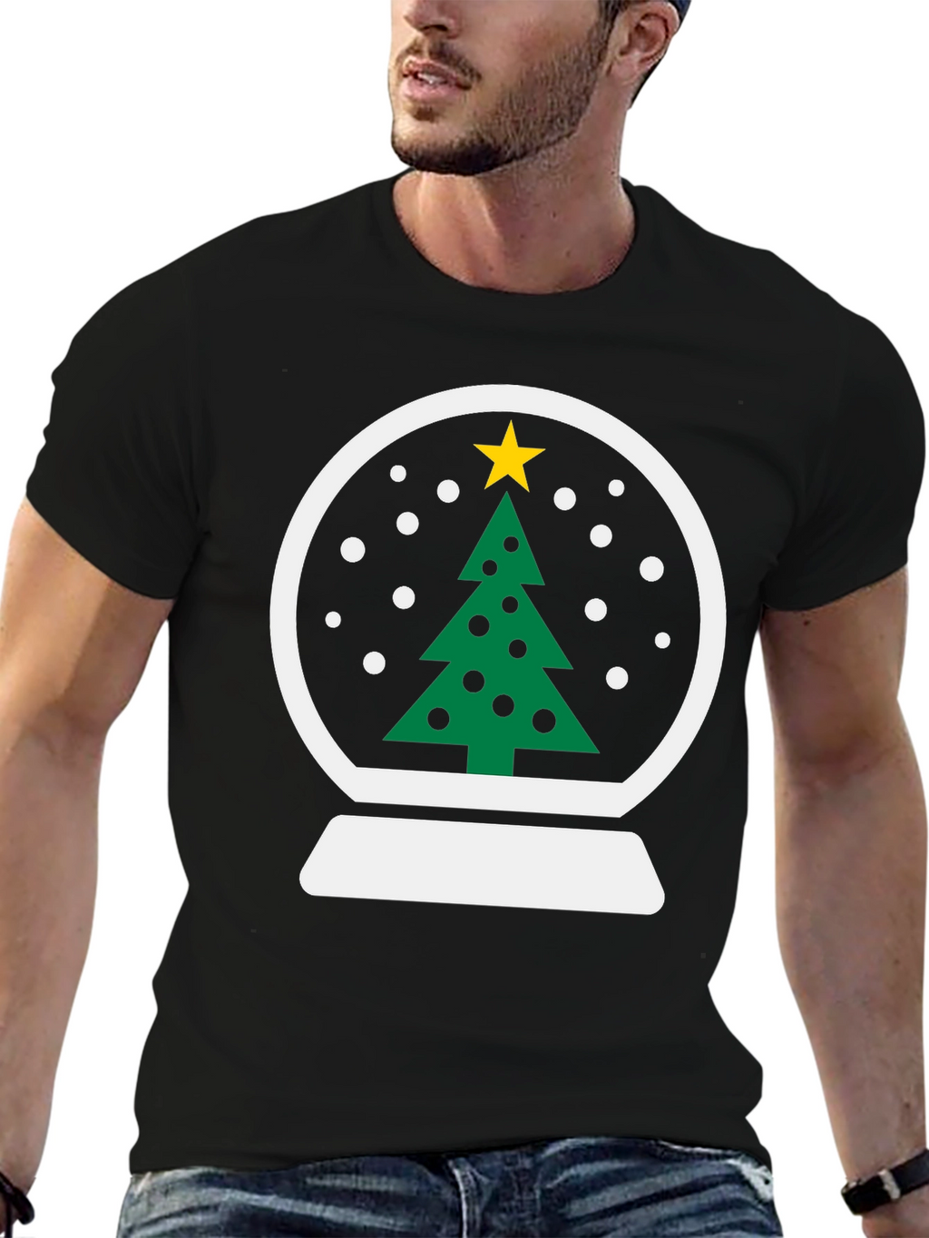 Christmas Snow Globe T-Shirt - Holiday Tee