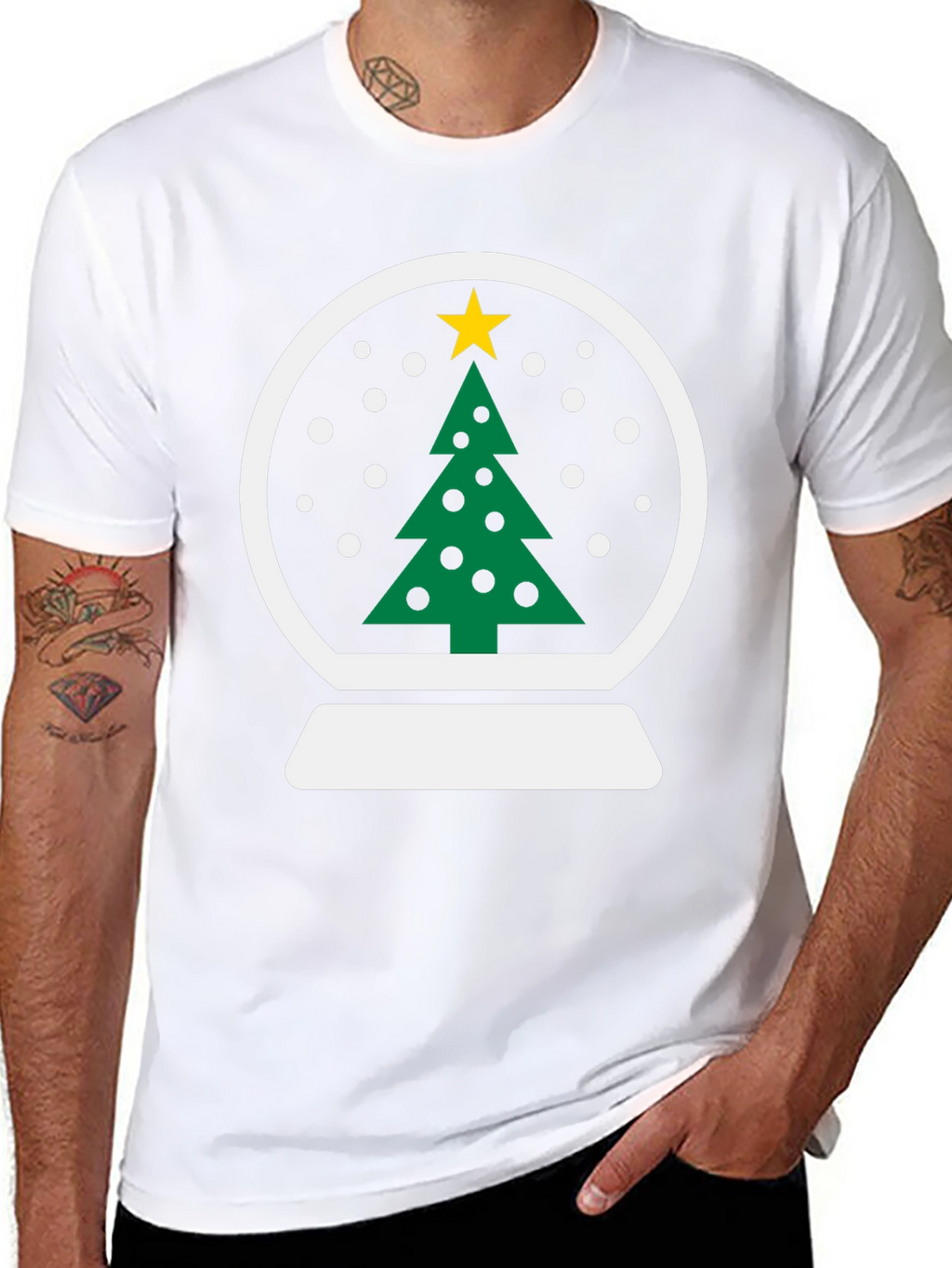 Christmas Snow Globe T-Shirt - Holiday Tee