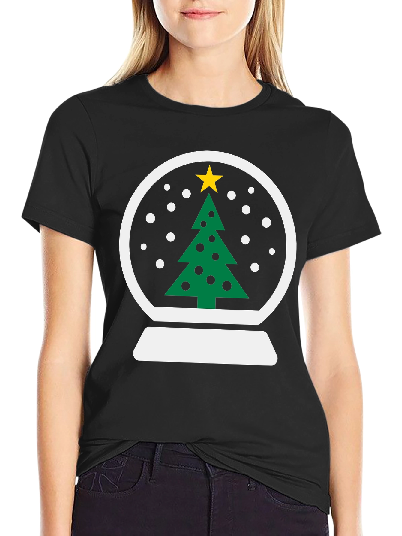 Christmas Snow Globe T-Shirt - Holiday Tee