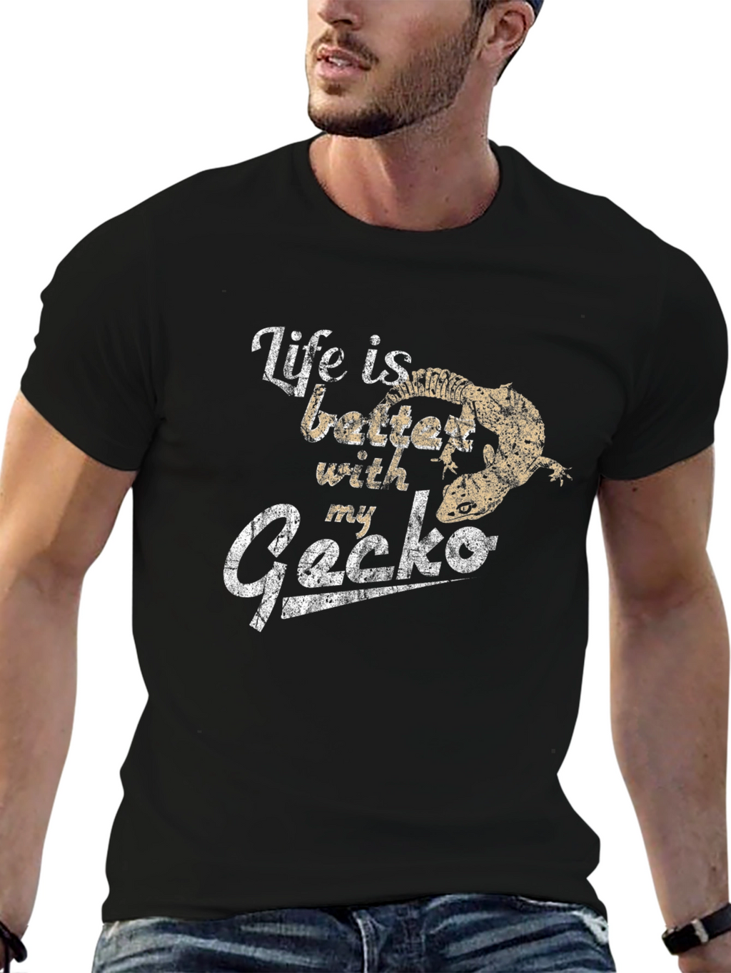 Life is Better with My Gecko T-Shirt