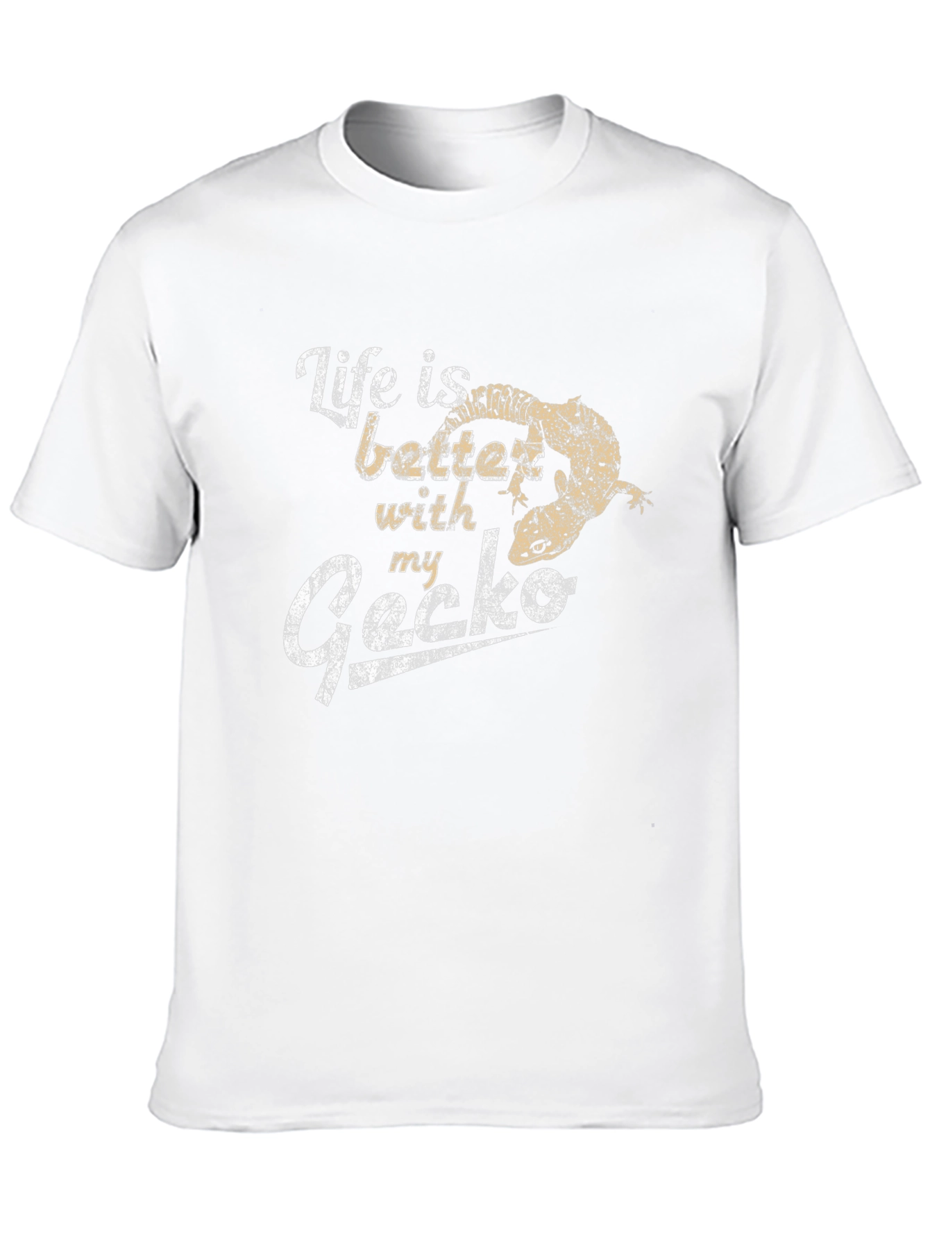 Life is Better with My Gecko T-Shirt