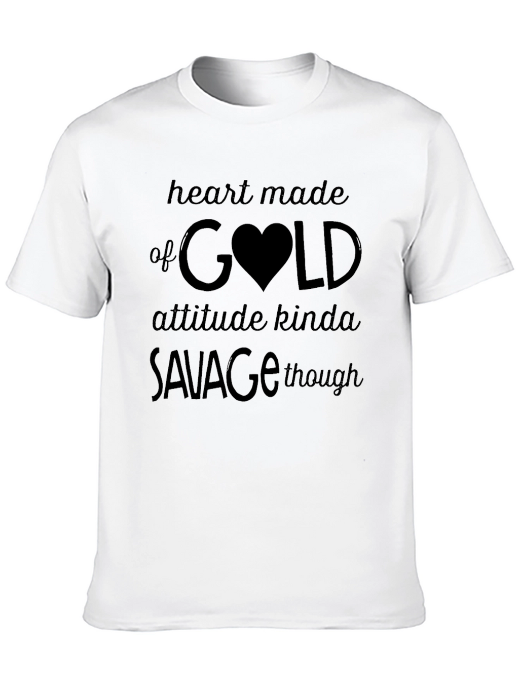 Heart of Gold Savage Tee -  Unique Graphic T-Shirt