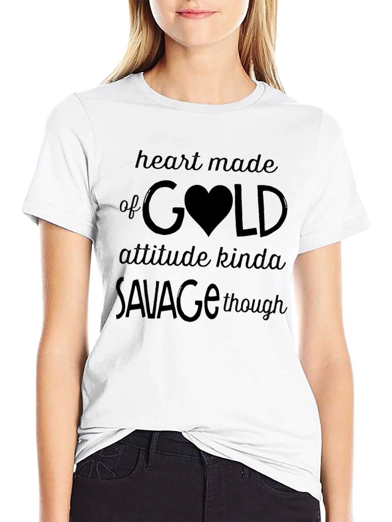 Heart of Gold Savage Tee -  Unique Graphic T-Shirt