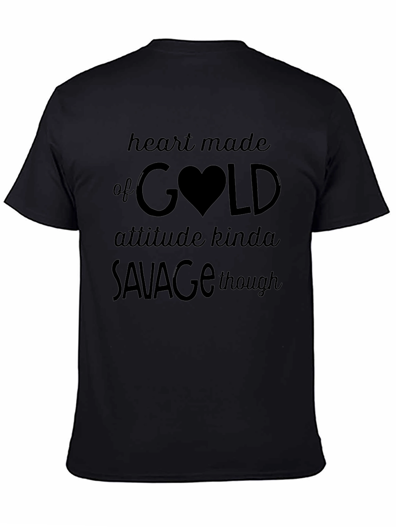 Heart of Gold Savage Tee -  Unique Graphic T-Shirt
