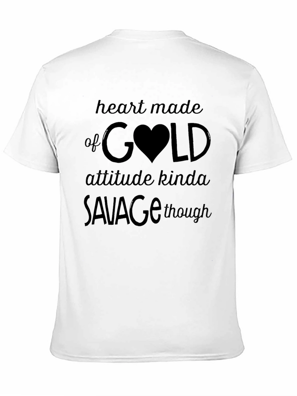 Heart of Gold Savage Tee -  Unique Graphic T-Shirt