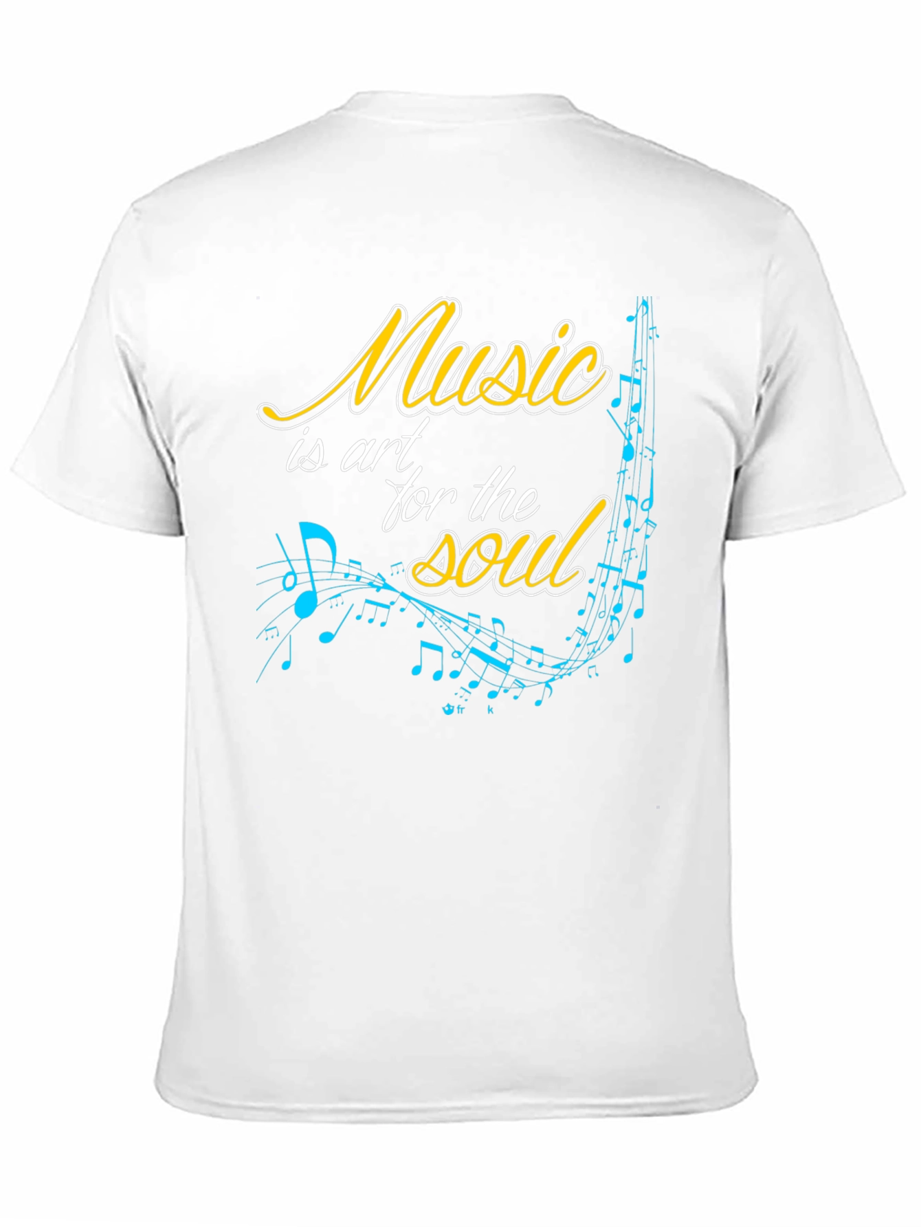 Music is Art T-Shirt - Black