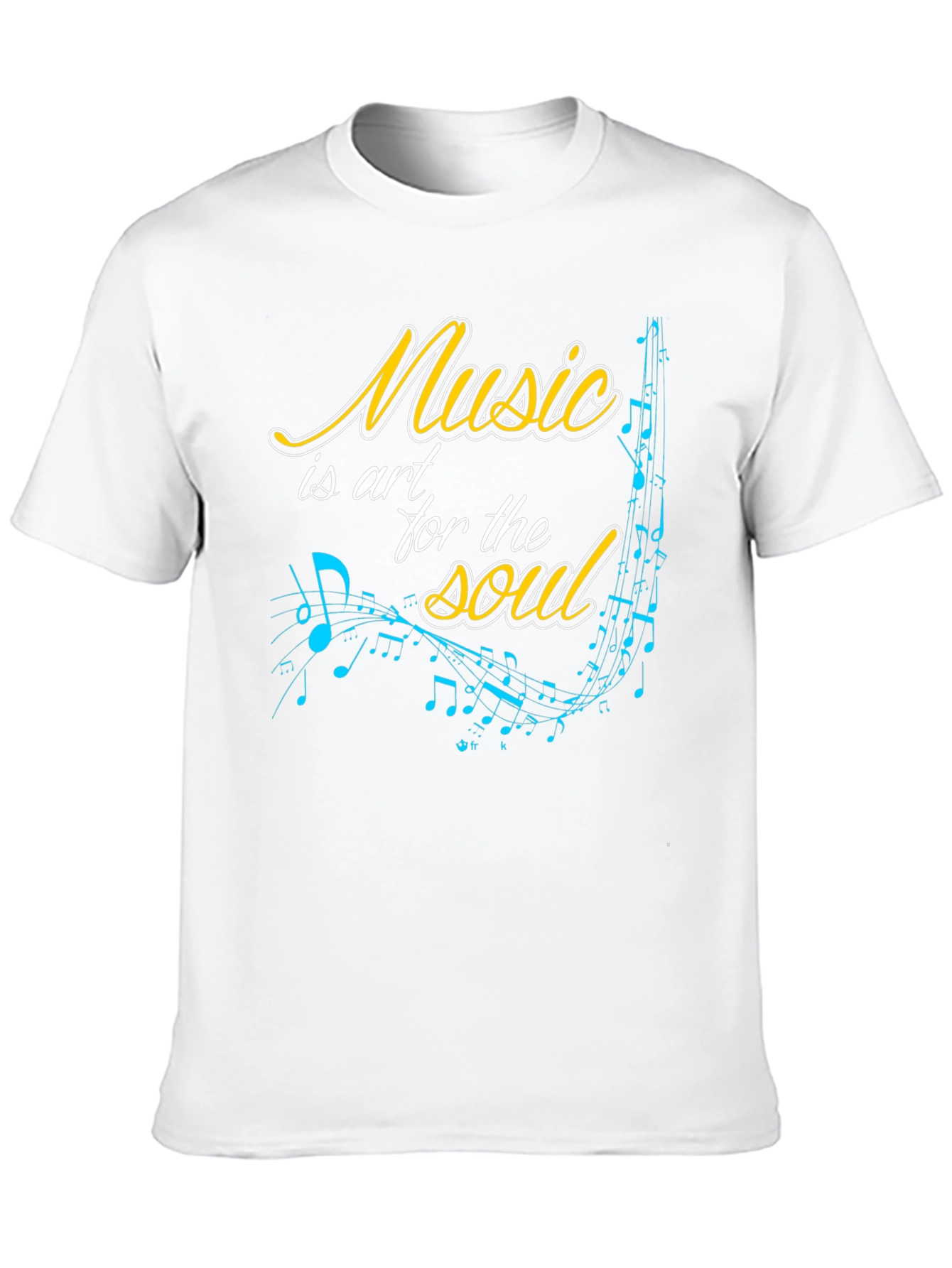 Music is Art T-Shirt - Black