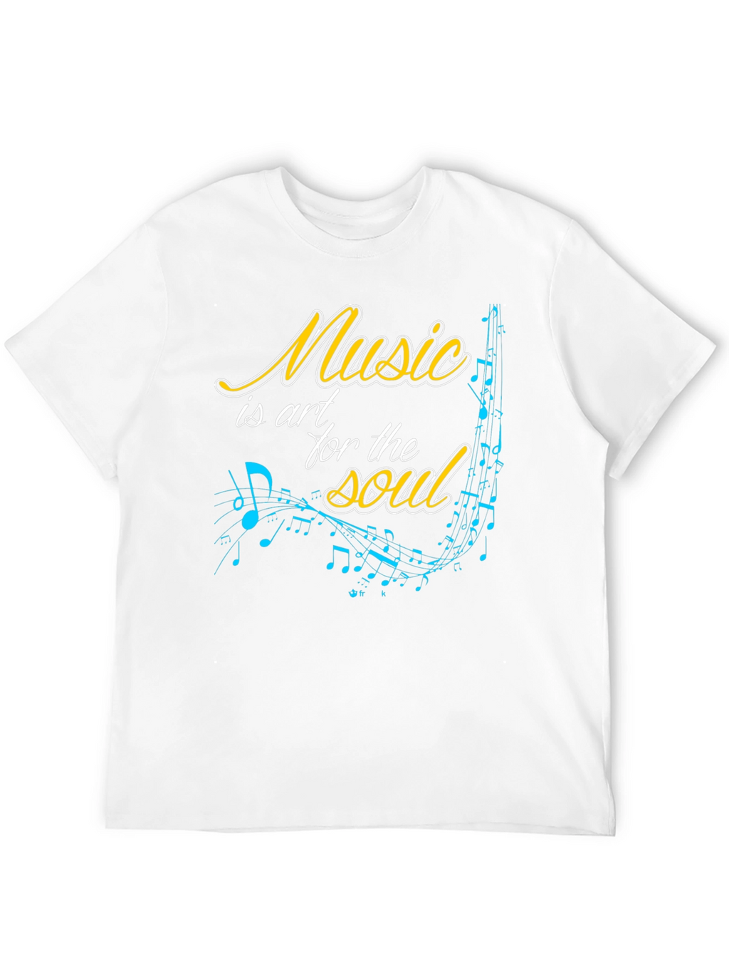Music is Art T-Shirt - Black