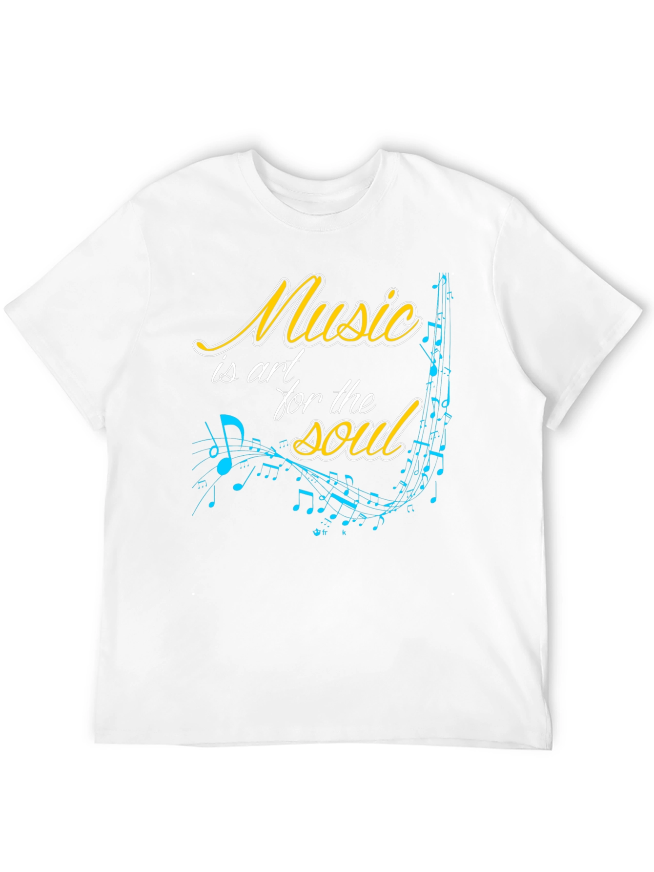 Music is Art T-Shirt - Black