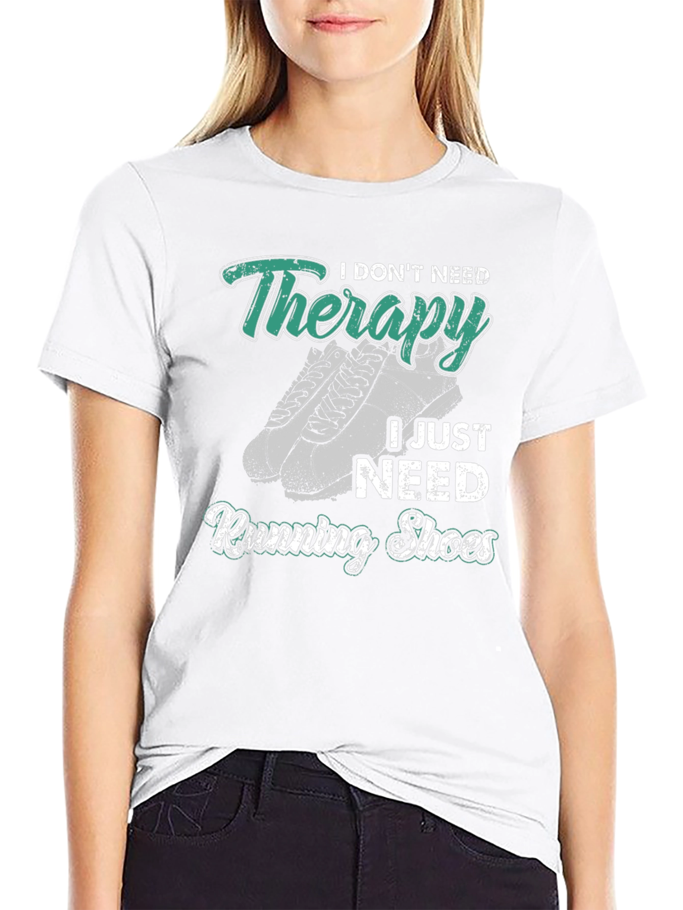 Therapy Running Shoes Graphic Tee