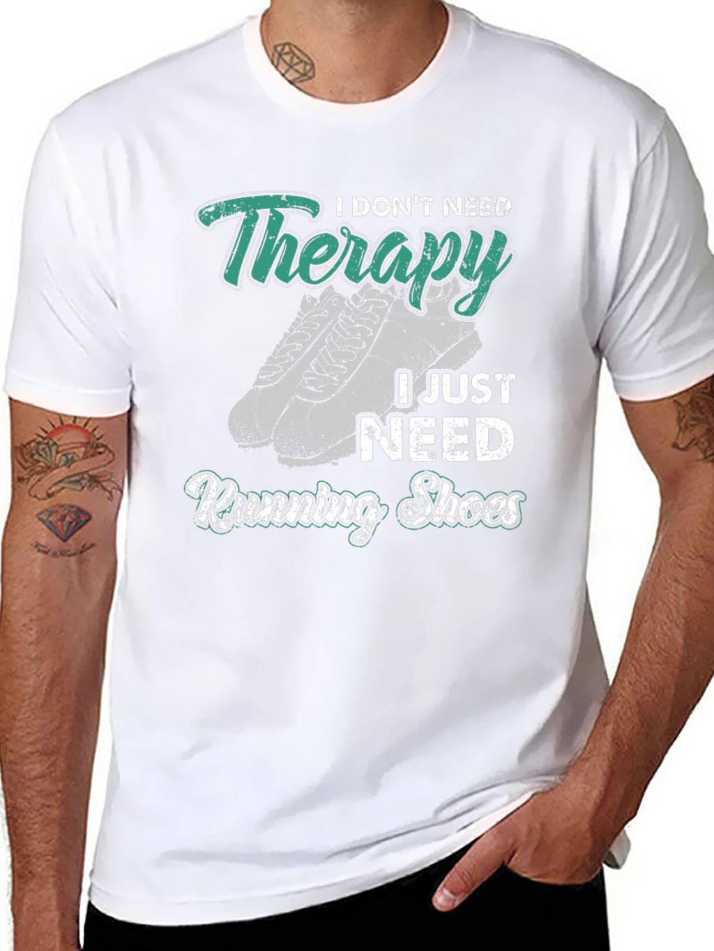 Therapy Running Shoes Graphic Tee