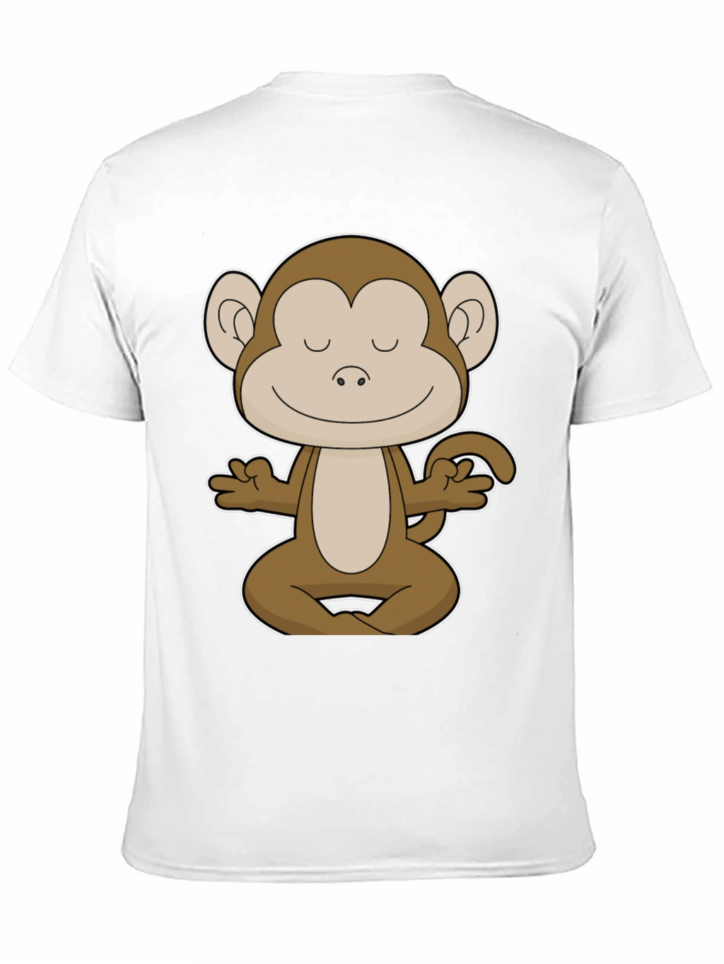 Meditating Monkey Graphic Tee - Yoga Funny T-Shirt