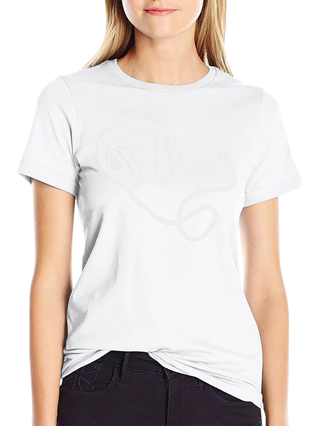 Cool Headphones Graphic Tee - Black