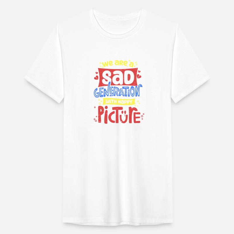 Sad Generation with Happy Pictures