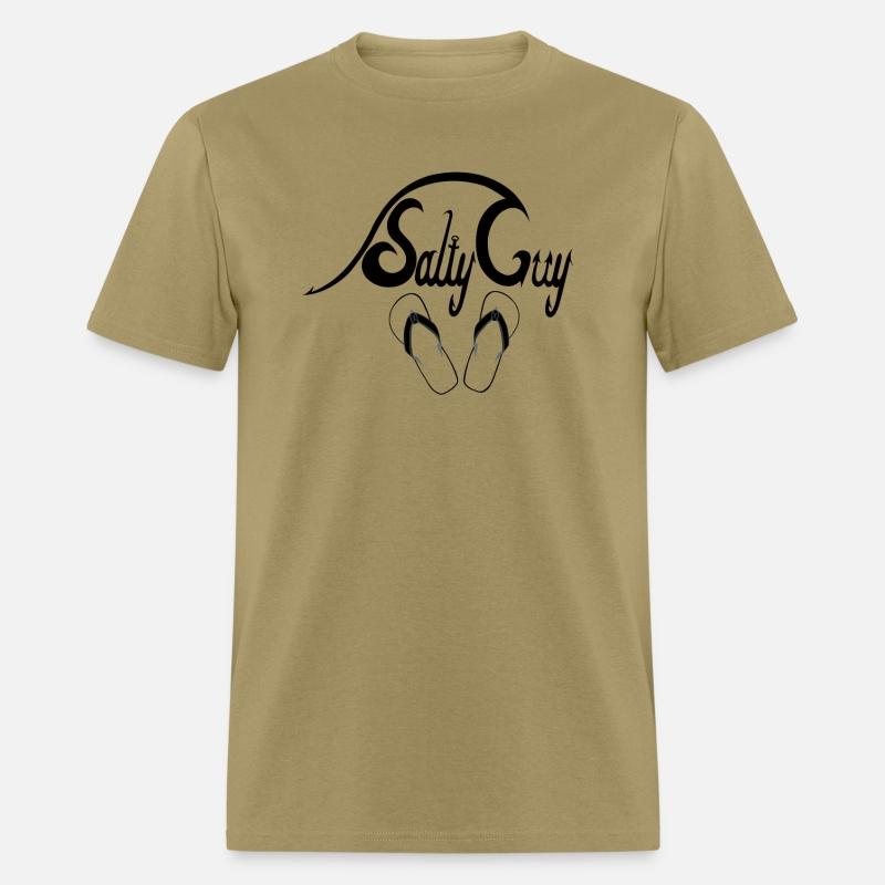 Salty Guy Black - funny fishing sayings